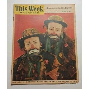 This Week Magazine Minneapolis Sunday Tribune 3/27/1955 Henry Fonda Lollobrigida